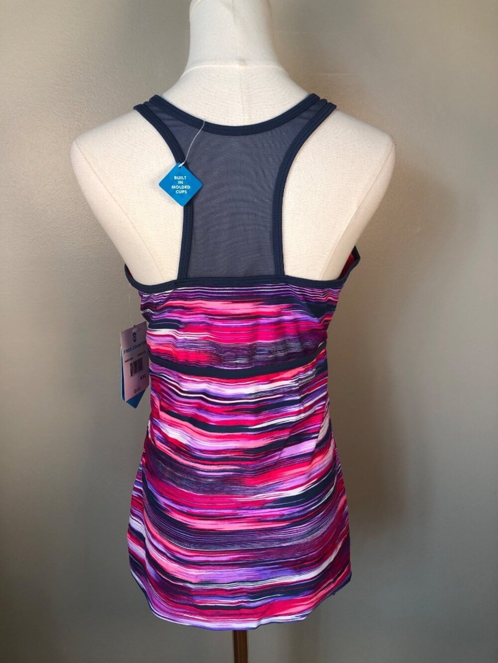 NWT Free Country Ruby Slate Swim Top Size XXL (18)